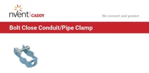 Bolt Close Conduit Pipe Clamp